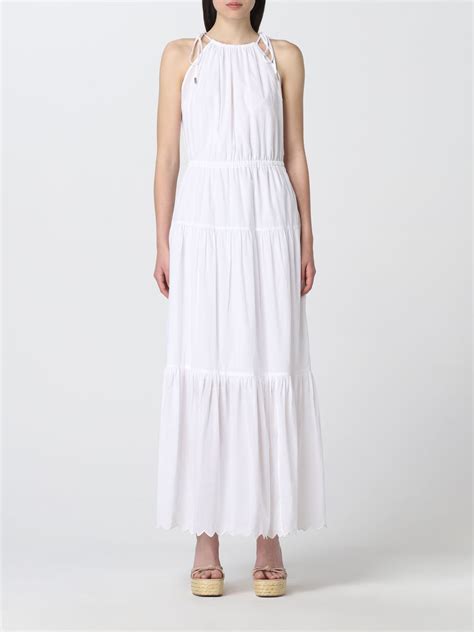 white dress shirt michael kors girls women's dress|Michael Kors white mini dress.